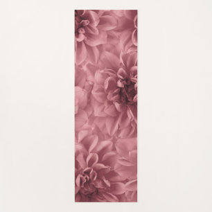 Cluster of Light Mauve Dahlias Floral Yoga Mat
