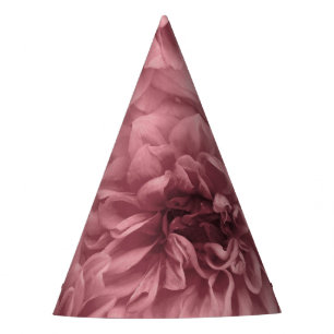 Cluster of light Mauve Dahlias Party Hat