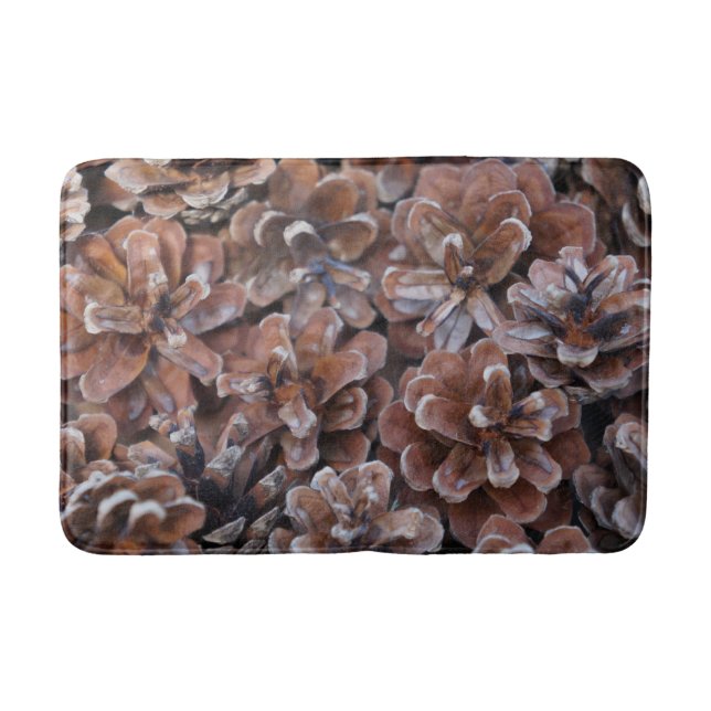 Cluster of Pine Cones Bath Mat (Front)