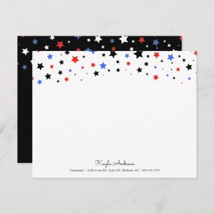 Cluster of Stars   Juneteenth Themed Stationary  Invitation