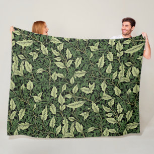 Cluster of Vines in Shades of Green Fleece Blanket