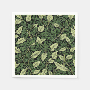 Cluster of Vines in Shades of Green Napkin