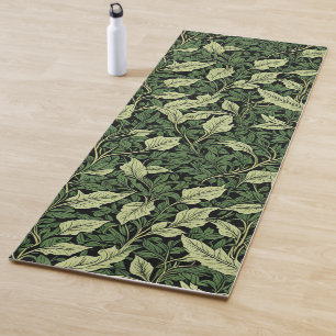Cluster of Vines in Shades of Green Yoga Mat