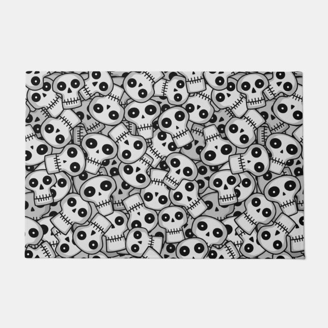 Clustered Skulls Doormat (Front)