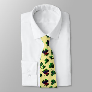 Clusters of Shamrocks Design /Rainbow Tie