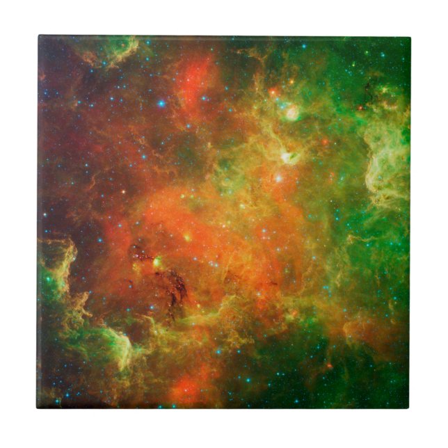 Clusters Of  Stars In The North American Nebula. Tile (Front)