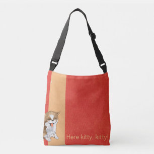 Clutch Cat Fold-Over Here Kitty, Kitty Crossbody Bag
