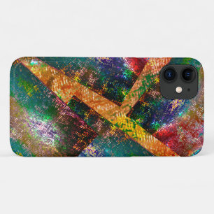 Clutter of coloured layers with rustic burnt  Case-Mate iPhone case