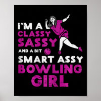Cly Sy Smart Bowling Girl Bowler Women Girls Kids 