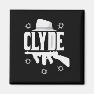Clyde And Bonnie Halloween Matching Couples Costum Magnet