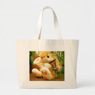 Clyde da Bunny Large Tote Bag