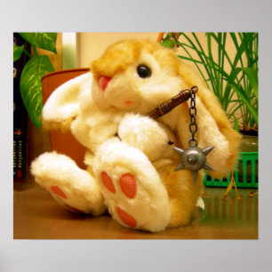 Clyde da Bunny Poster