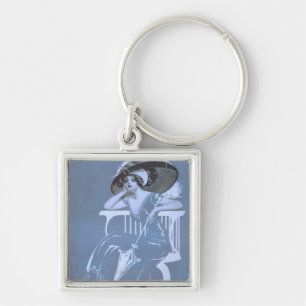Clyde Fitch's Greatest Comedy, "Girls" Theatre Key Ring