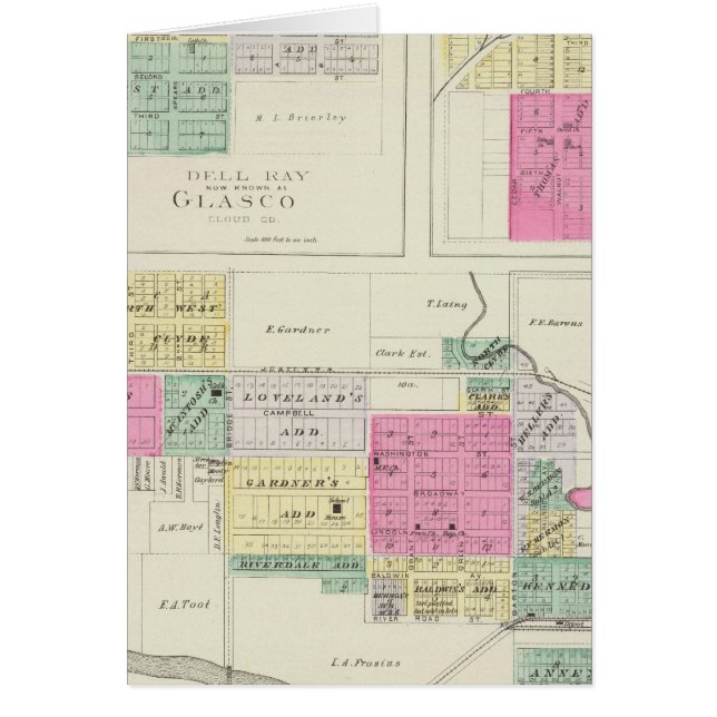 Clyde, Glasco, Jamestown, Kansas (Front)