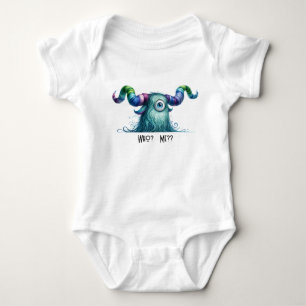 Clyde - One-eyed Worried Monster - Custom Bodysuit