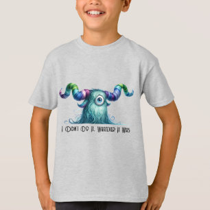 Clyde - One-eyed Worried Monster - Custom T-shirt 
