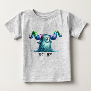 Clyde - One-eyed Worried Monster - Custom T-Shirt