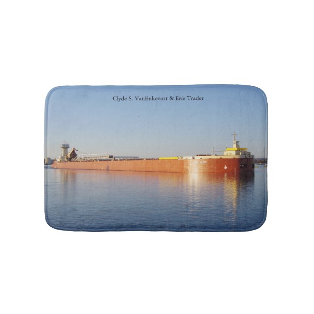 Clyde S. VanEnkevort & Erie Trader Bath Mat (Front)