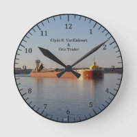 Clyde S. VanEnkevort & Erie Trader clock