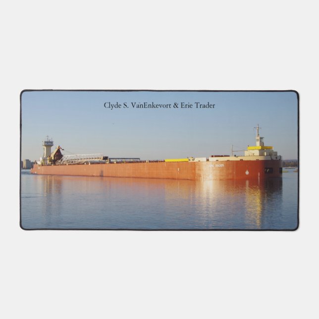 Clyde S. VanEnkevort & Erie Trader desk mat (Front)