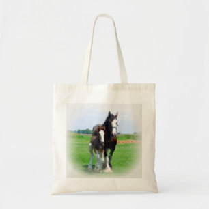 Clydesdale and Filly Tote Bag