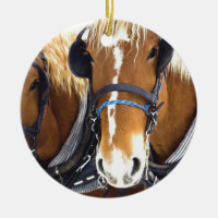 Clydesdale Draught Horse Ornament