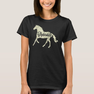Clydesdale Draught Horse Pun Horseback Riding T-Shirt