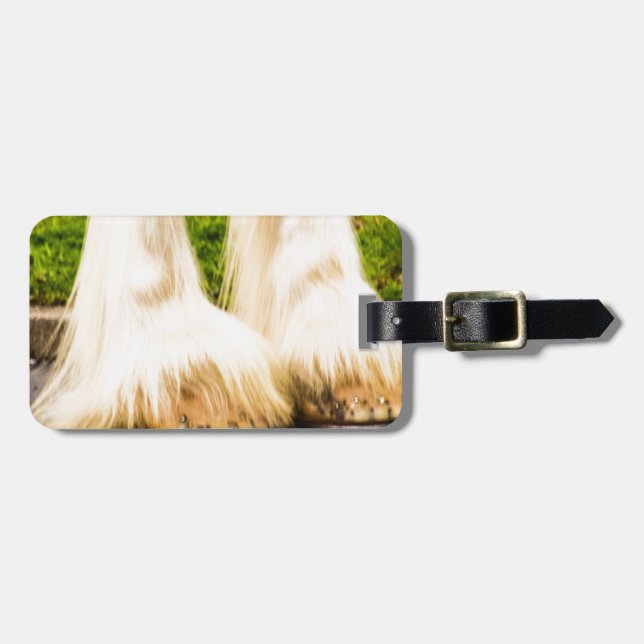 Clydesdale Feet Luggage Tag (Front Horizontal)