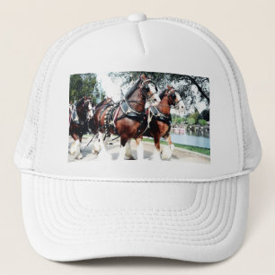 Clydesdale Horses Trucker Hat