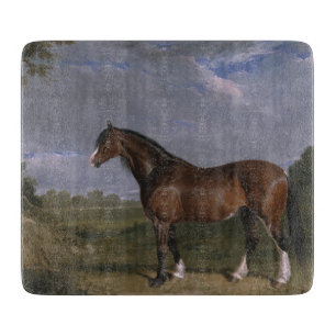 Clydesdale Stallion (Thoroughbred Horse) (Animal) Cutting Board