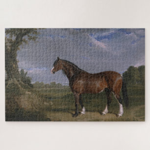 Clydesdale Stallion (Thoroughbred Horse) (Animal) Jigsaw Puzzle