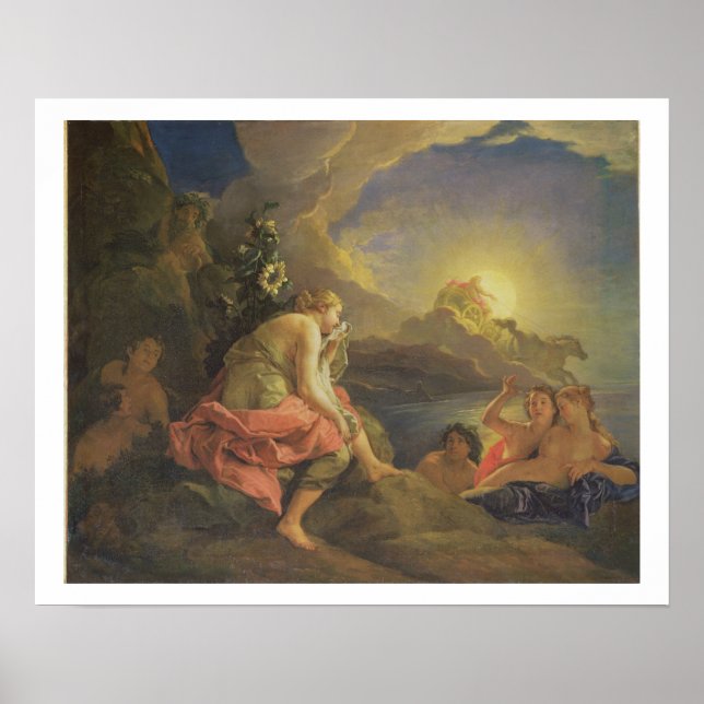 Clytie Transformed into a Sunflower, 1688 (oil on Poster (Front)