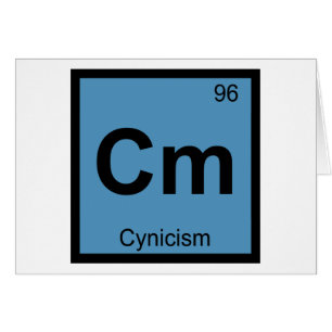 Cm - Cynicism Philosophy Chemistry Symbol