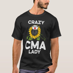 CMA Certified Medical Assistant Lady Assisting 2 T-Shirt