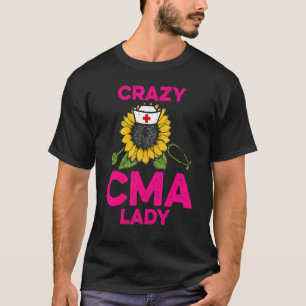 CMA Certified Medical Assistant Lady Assisting T-Shirt