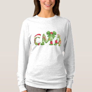 CMA Christmas Sweatshirt Certified Medical Asst. T-Shirt