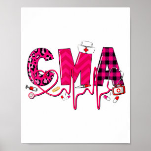 Cma Medical Istant Valentines Day Nursing Valen  Poster
