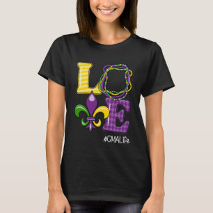 CMA Nurse Mardi Gras Leopard Festival Party T-Shirt