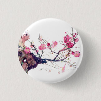 CMCarlson  Cherry Blossom Bonsai 3 Cm Round Badge