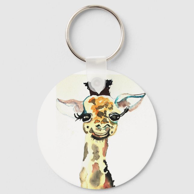 CMCarlson Cute Giraffe Keychain (Front)