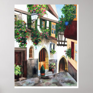 CMCarlson  Italian Villa Poster