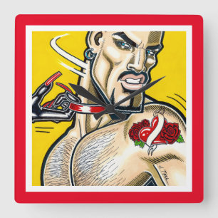 C'mere! Square Wall Clock