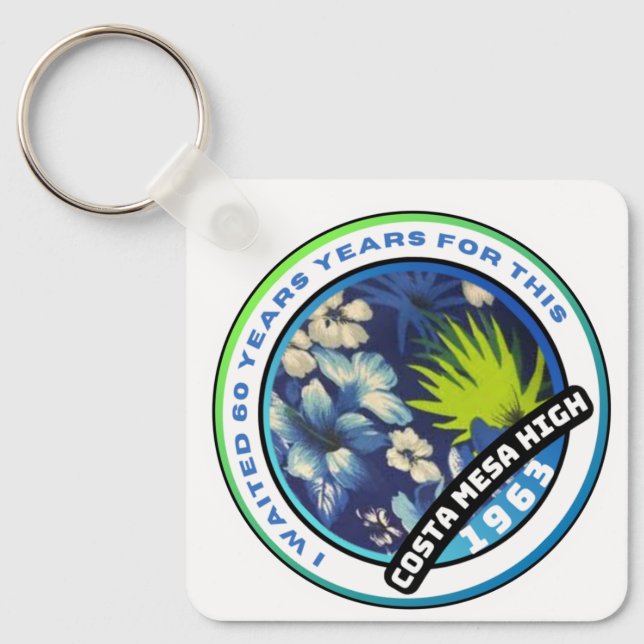 CMHS 60 year Reunion Hawaiian Theme Key Chain (Front)