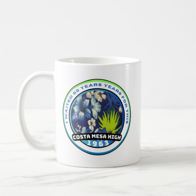 CMHS 60 year Reunion Hawaiian Theme Mug (Left)