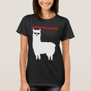 Cmo Te Llamas Llamacorn   Spanish Alpaca T-Shirt