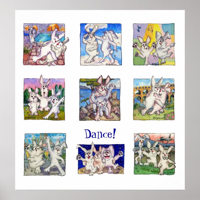 C'mon Let's Dance Poster Print (Front)