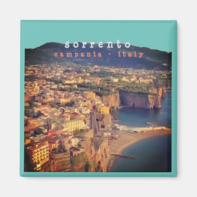 CMP002 SORRENTO - Campania - Italy - Fridge Magnet (Front)