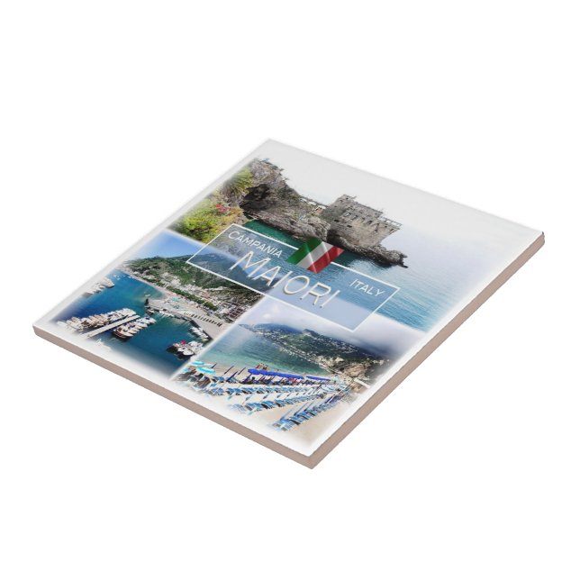 CMP012 MAIORI, Campania, Italy, Tile (Side)