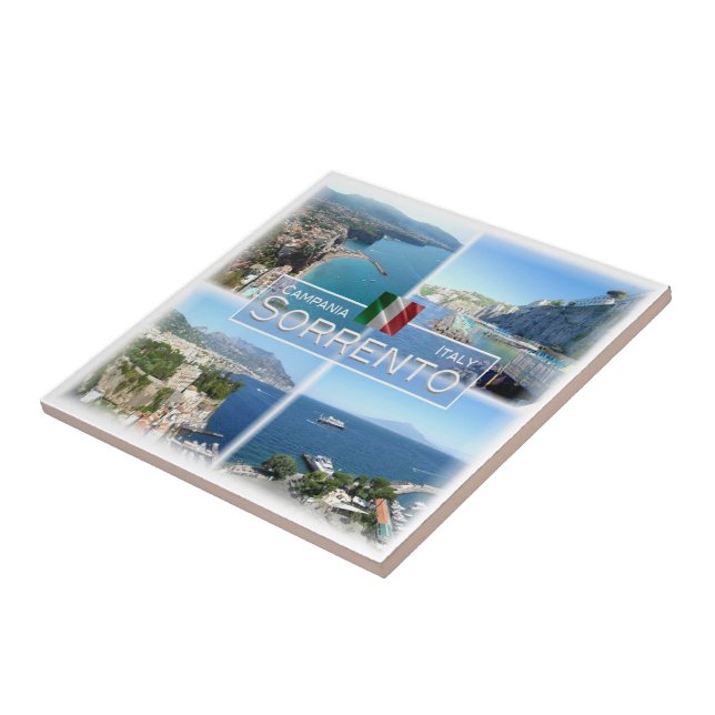 CMP018 SORRENTO, Campania, Italy, Tile (Side)