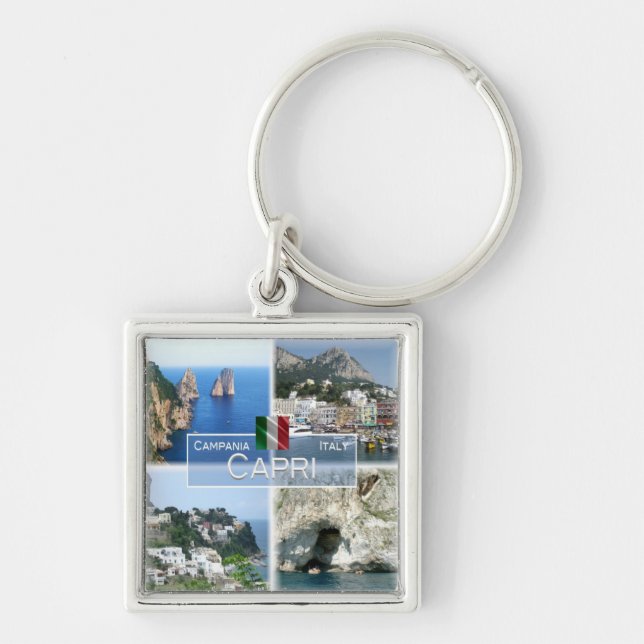 CMP020 CAPRI, Campania, Italy, Key Ring (Front)